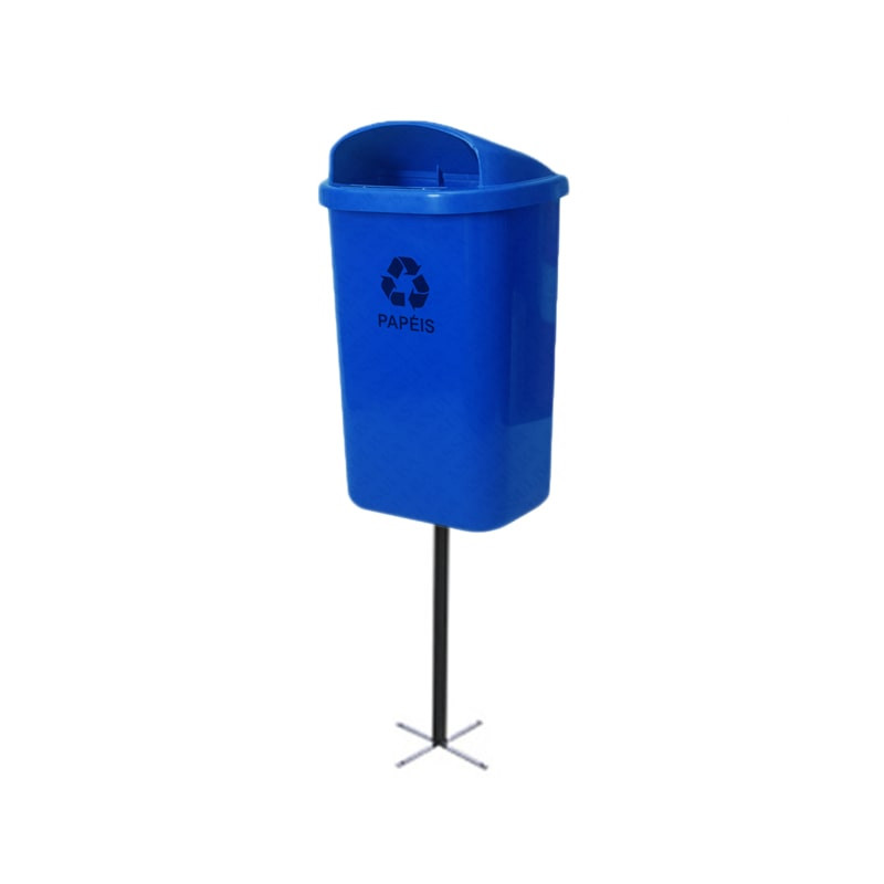 Caixote Lixo, Azul 50 litros